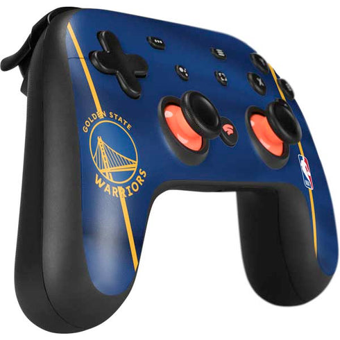 NBA Golden State Warriors Jersey Google Stadia Controller Skin